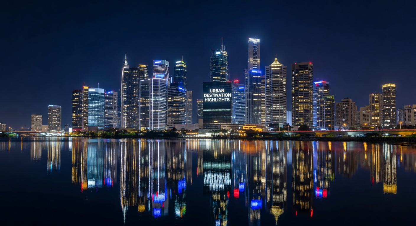 Tokyo glittering night skyline